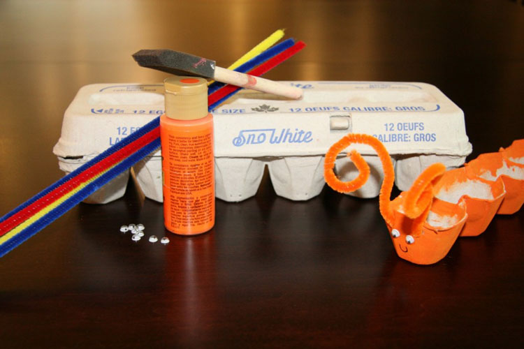Grass Seed Caterpillar: Supplies
