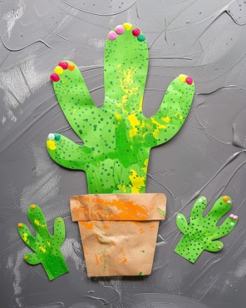 cactus paper craft