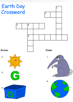 earth day crossword puzzle