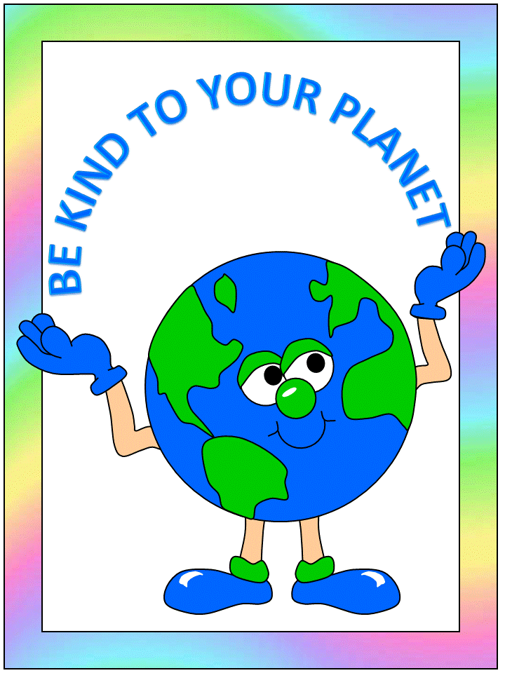 earth day coloring page
