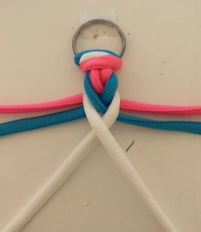 Shoelace Keychain Craft